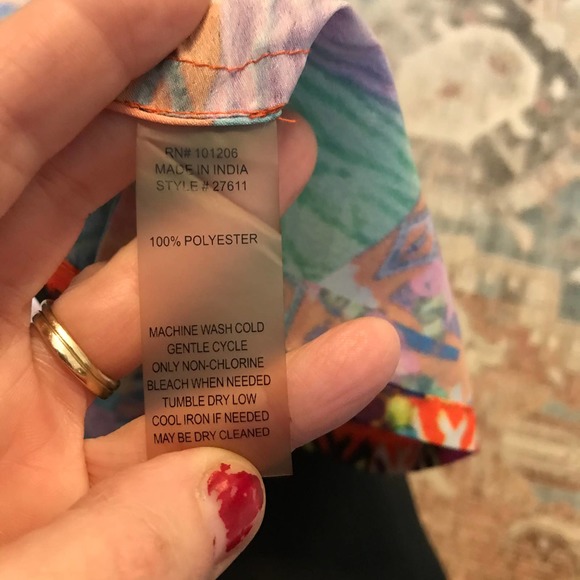 Soft surroundings colorful cardigan L XL - Picture 5 of 5